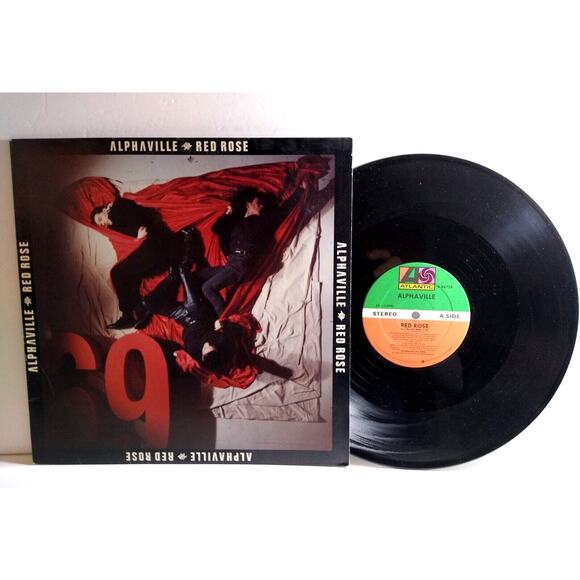 Alphaville Red Rose 12" Vinyl Record Synth-Pop New Wave 1986 Electronic EP - Picture 1 of 2